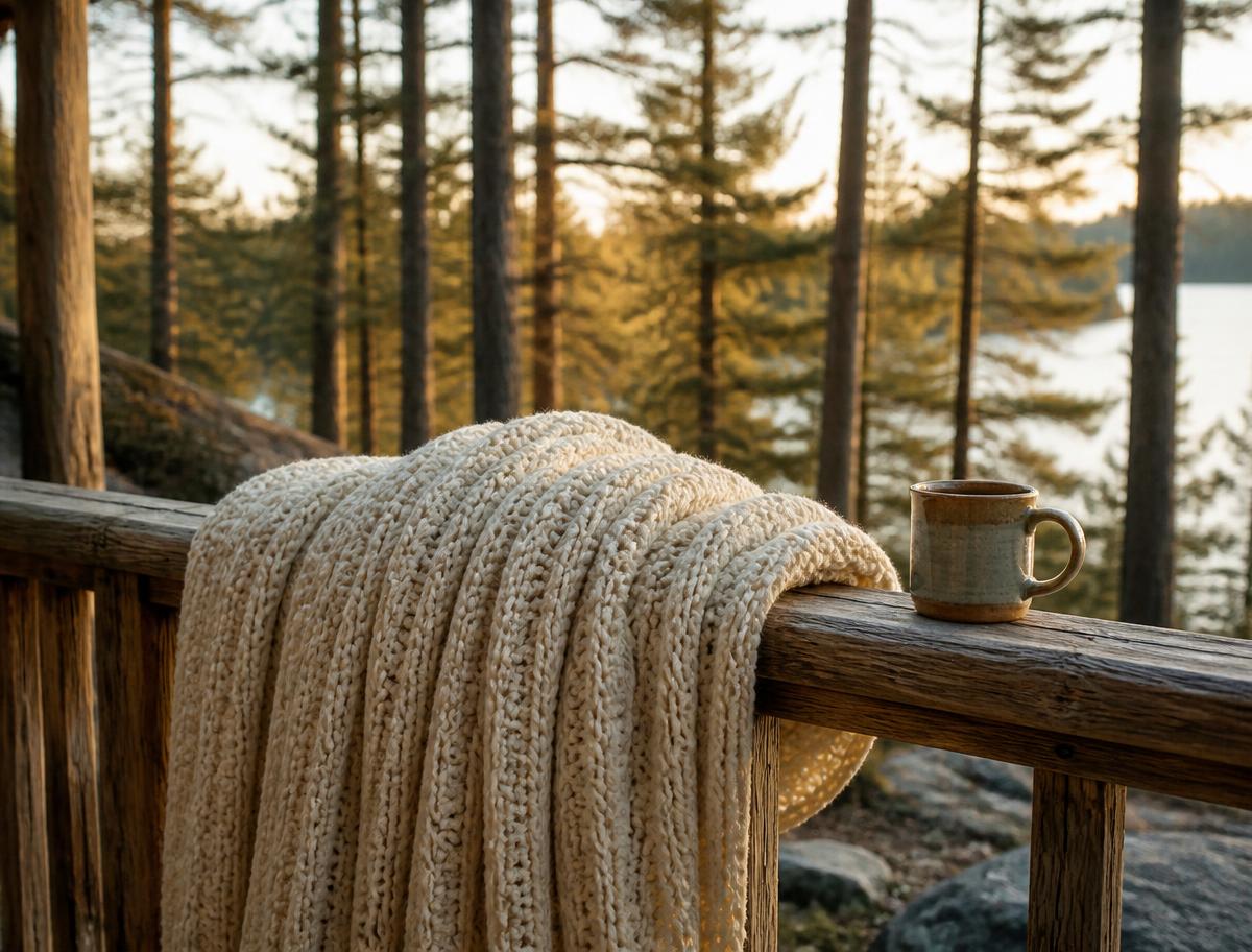 Old Pine Rib Blanket — PDF pattern