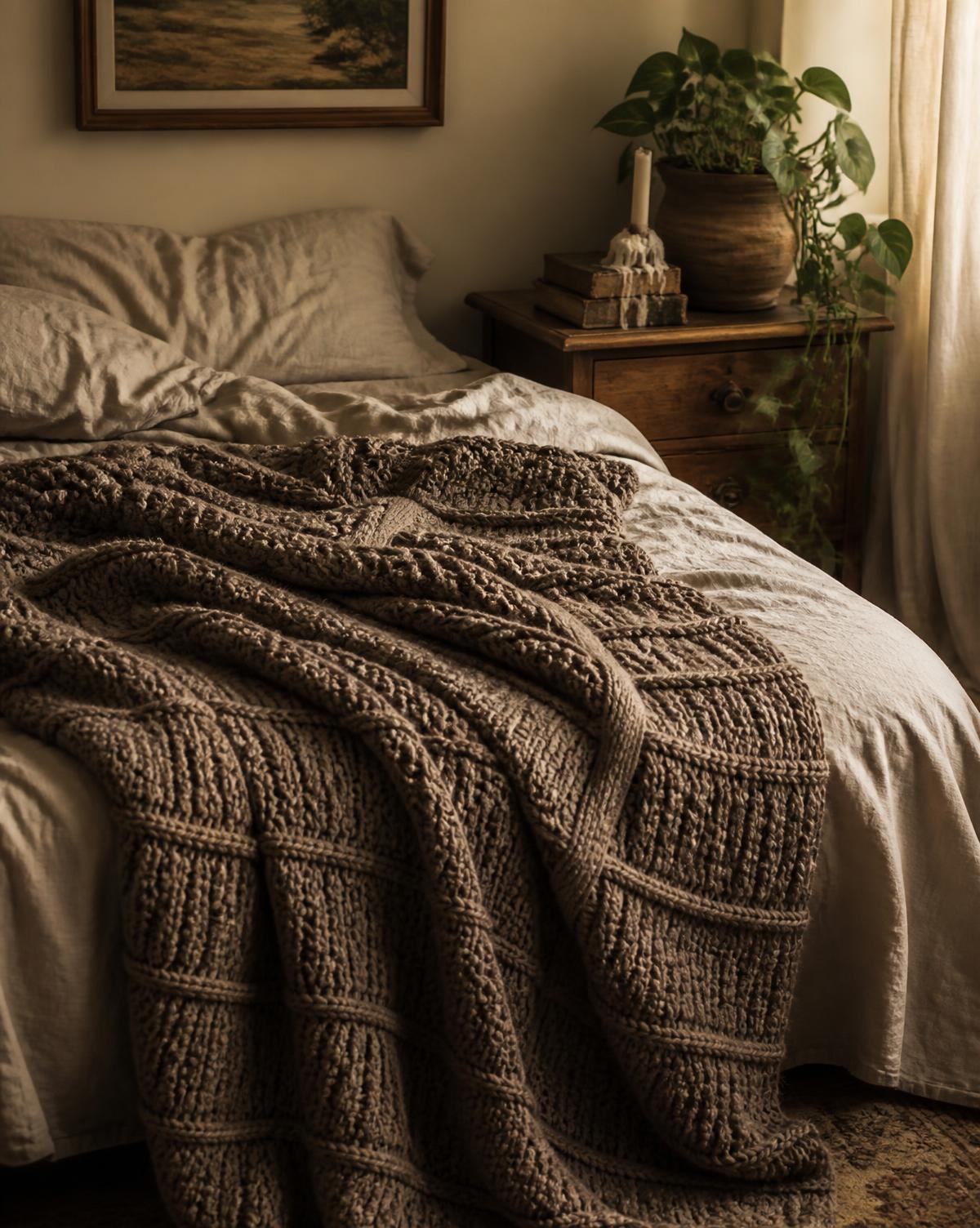 Woodland Sweater Blanket — Fiber — House Collection