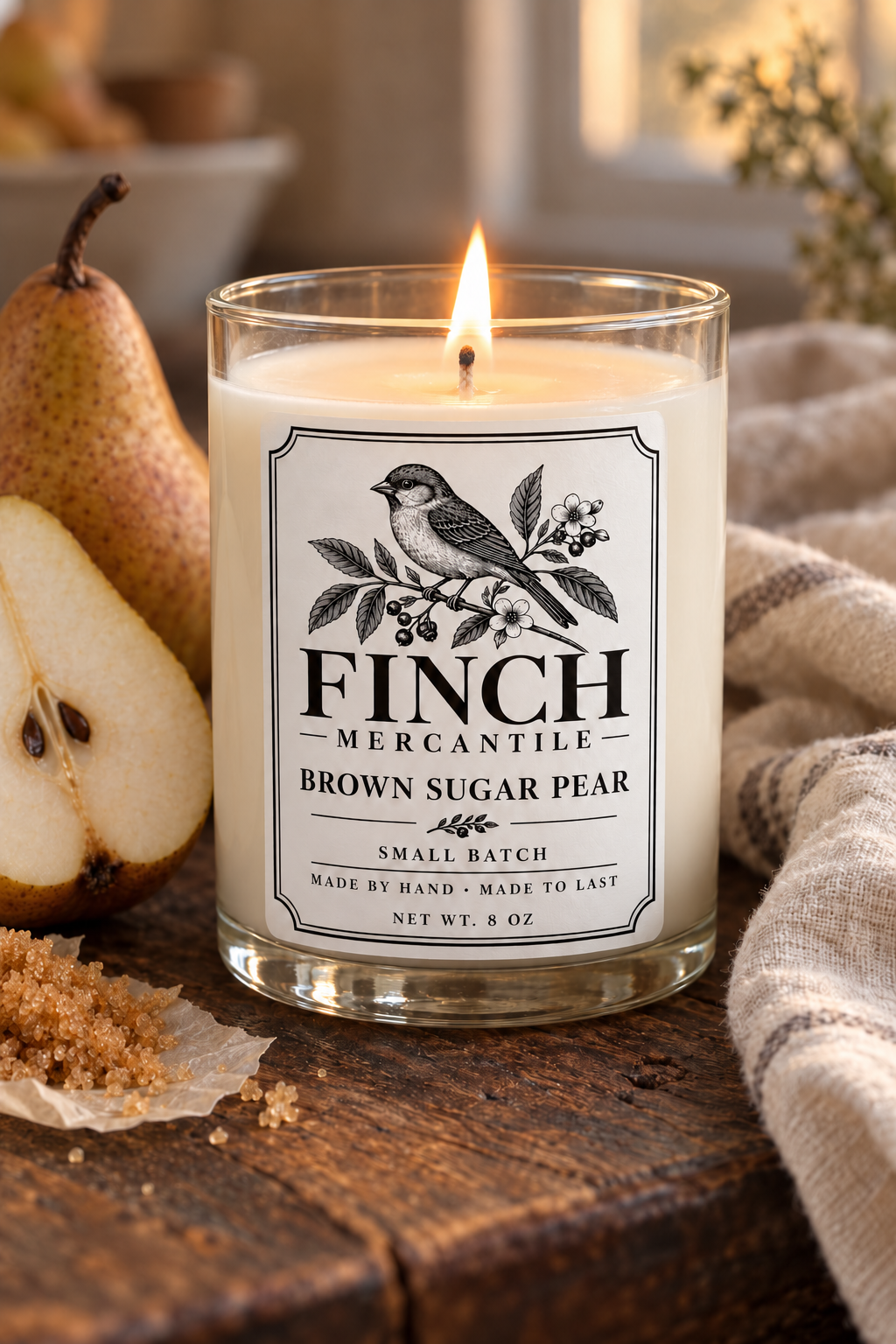 Brown Sugar Pear — Candle