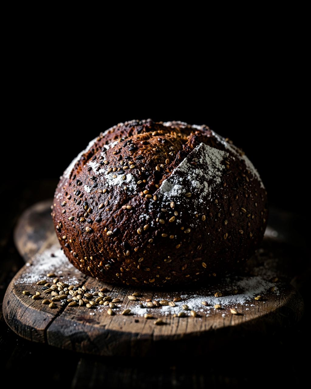 Seeded Rye Boule